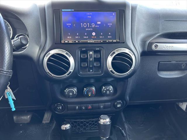 used 2017 Jeep Wrangler Unlimited car, priced at $21,975