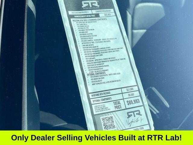 new 2025 Ford Mustang car, priced at $82,493