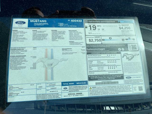 new 2025 Ford Mustang car, priced at $79,403