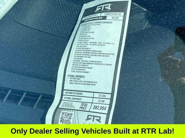 new 2025 Ford Mustang car, priced at $76,853