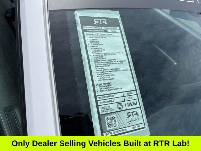 new 2025 Ford Mustang car, priced at $81,207