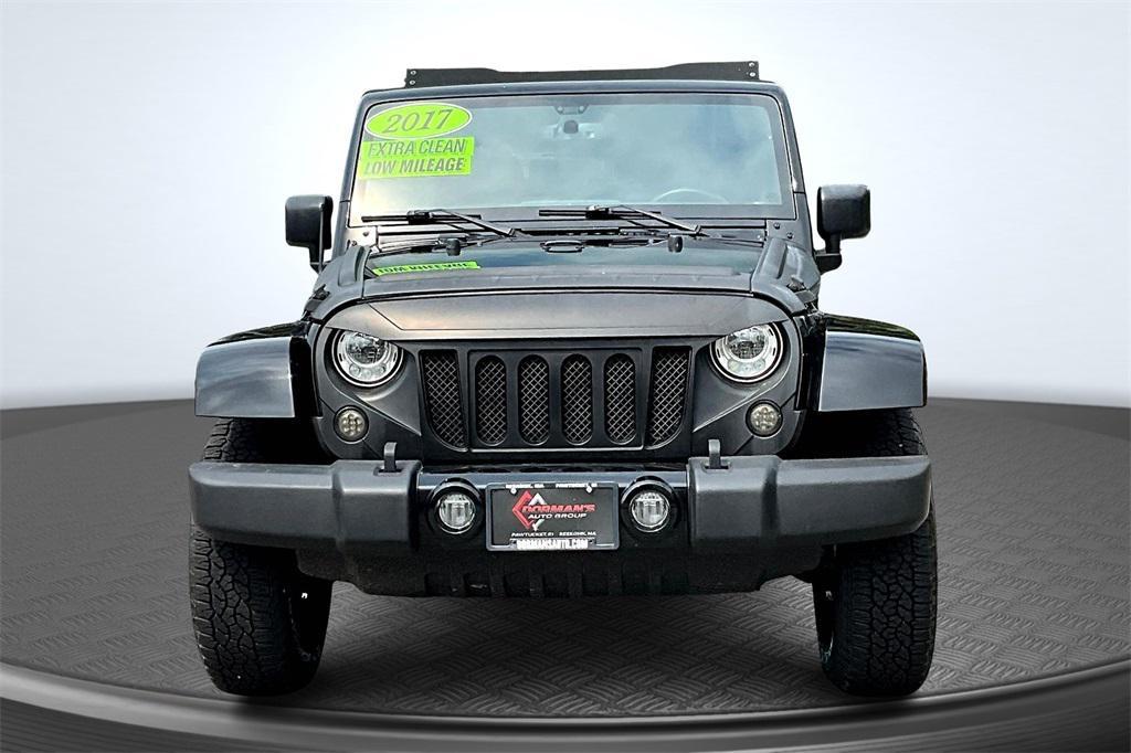 used 2017 Jeep Wrangler Unlimited car, priced at $21,995