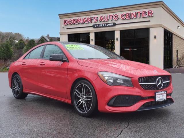 used 2018 Mercedes-Benz CLA 250 car, priced at $17,995