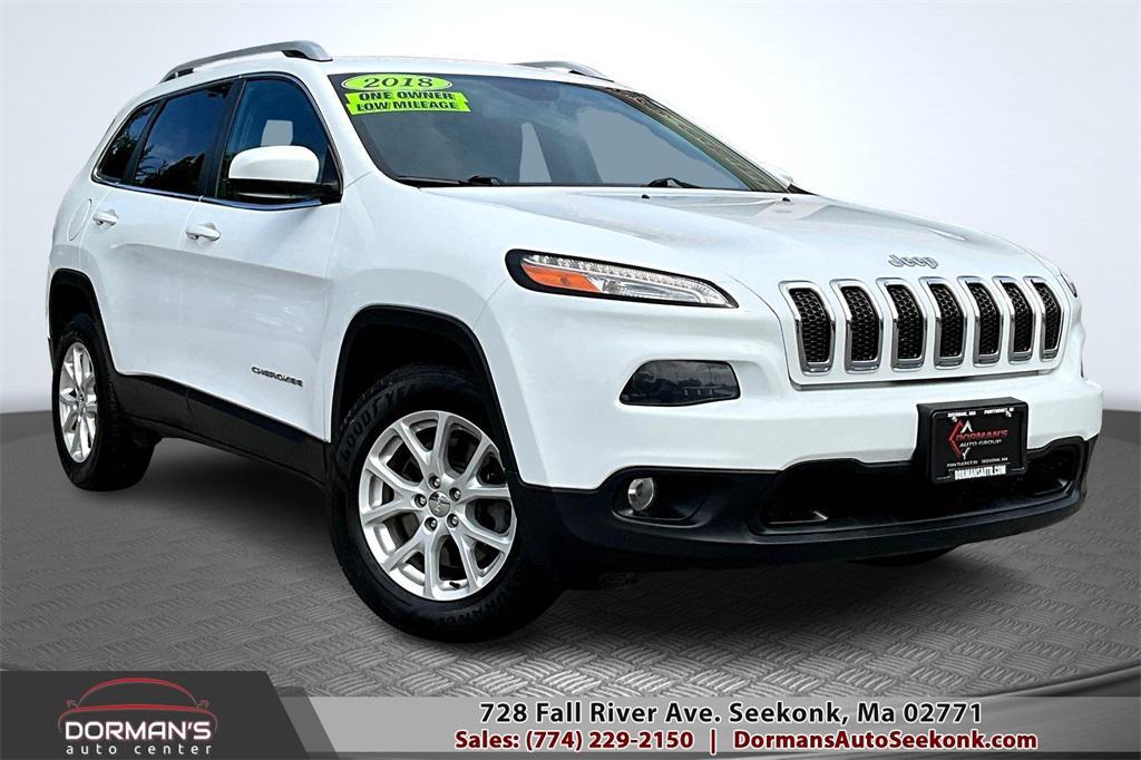 used 2018 Jeep Cherokee car, priced at $14,995
