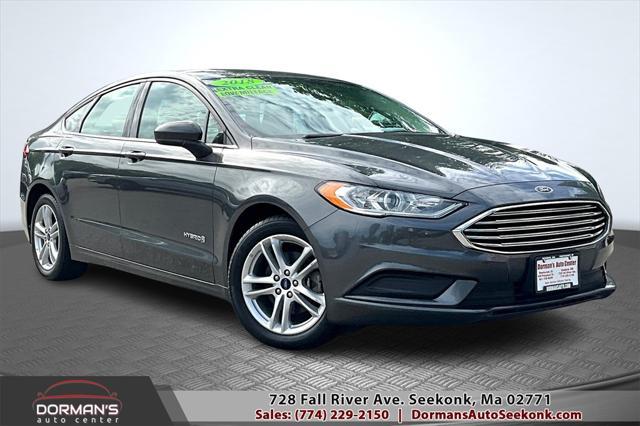 used 2018 Ford Fusion Hybrid car, priced at $16,495