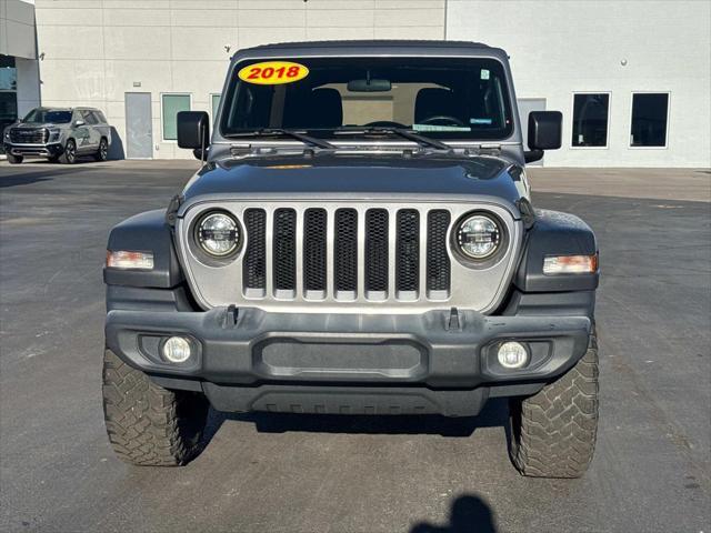 used 2018 Jeep Wrangler Unlimited car, priced at $21,599