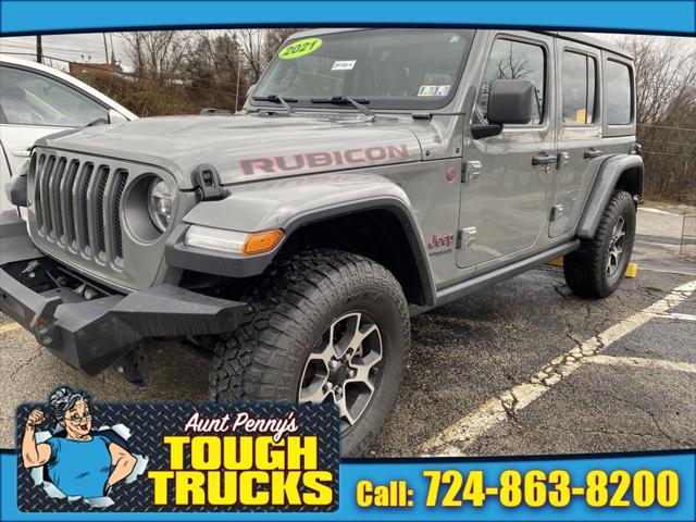 used 2021 Jeep Wrangler Unlimited car, priced at $36,850