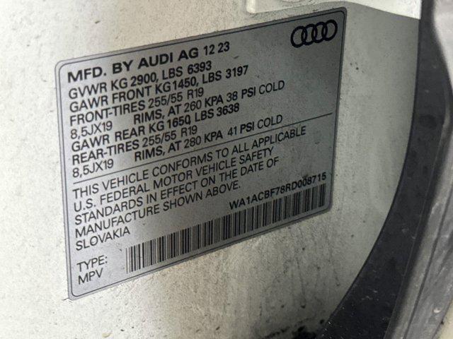 used 2024 Audi Q7 car, priced at $53,998