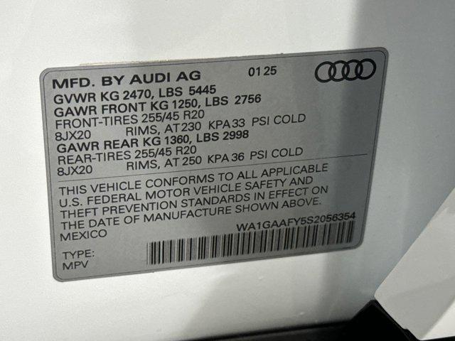 new 2025 Audi Q5 car, priced at $47,351