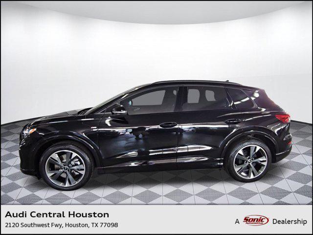 new 2025 Audi Q4 e-tron car, priced at $55,672