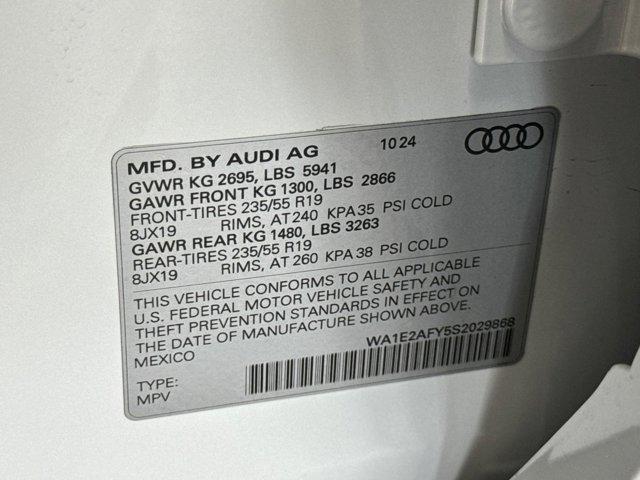 new 2025 Audi Q5 car, priced at $66,685