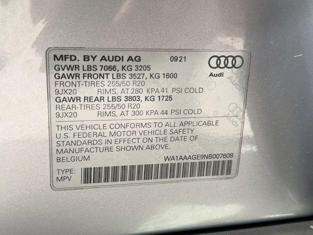 used 2022 Audi e-tron car, priced at $24,498