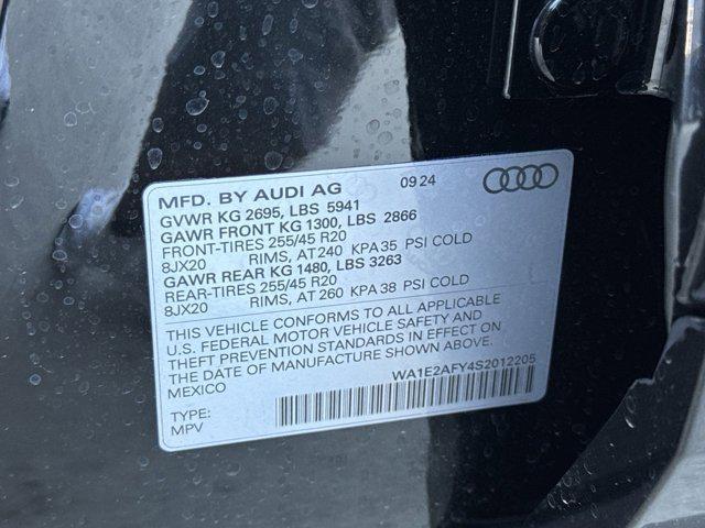 new 2025 Audi Q5 car, priced at $64,801