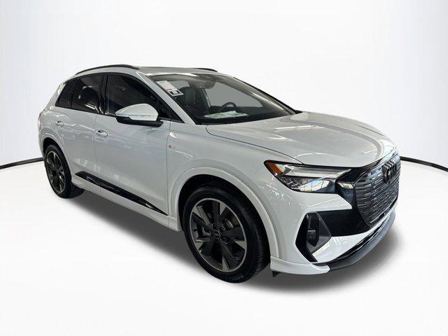 new 2025 Audi Q4 e-tron car, priced at $58,931