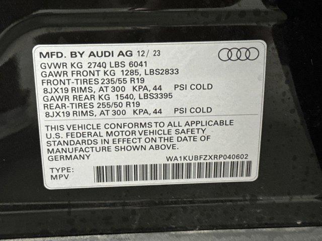 used 2024 Audi Q4 e-tron car, priced at $38,498