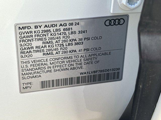 new 2025 Audi Q7 car, priced at $68,221