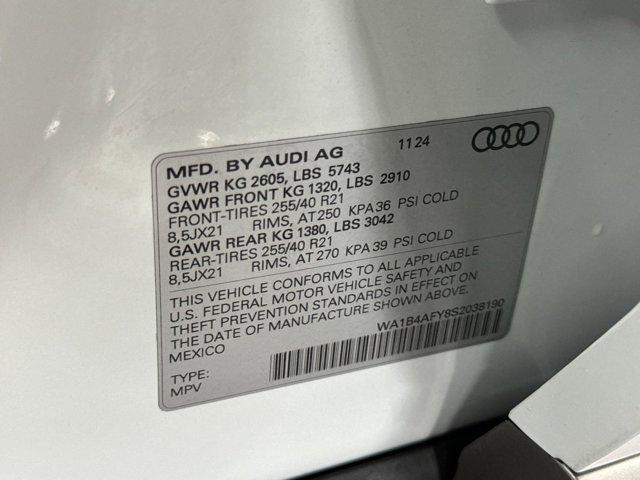 new 2025 Audi SQ5 car, priced at $66,061