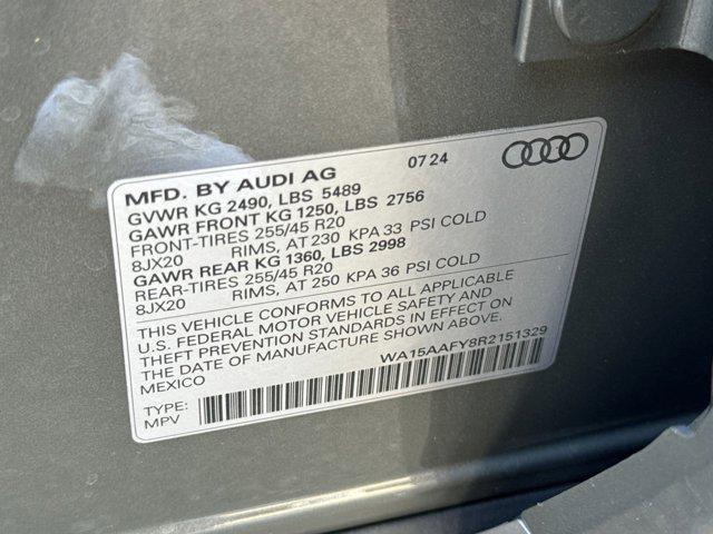 new 2024 Audi Q5 car, priced at $54,251