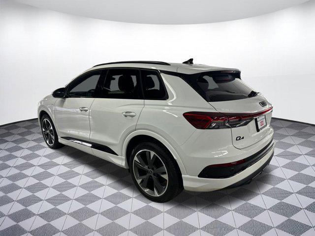 new 2025 Audi Q4 e-tron car, priced at $55,221