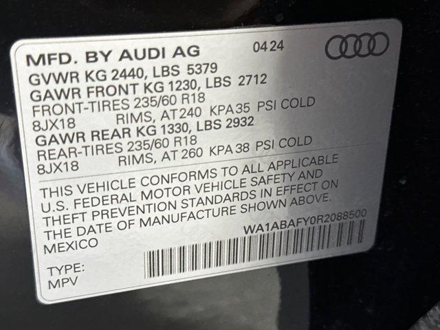 used 2024 Audi Q5 car, priced at $43,999