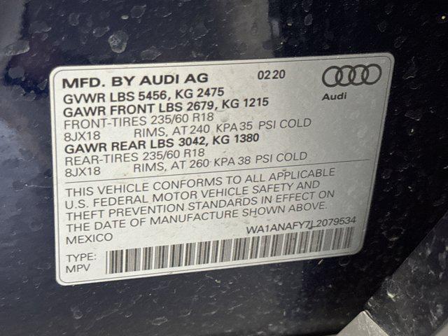 used 2020 Audi Q5 car, priced at $21,999