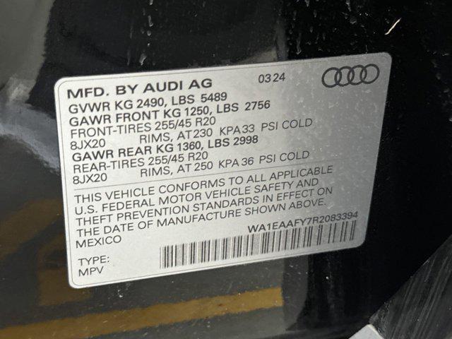 used 2024 Audi Q5 car, priced at $47,999