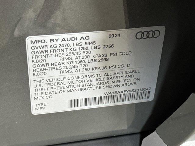 new 2025 Audi Q5 car, priced at $58,085