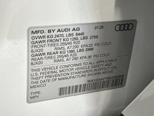 new 2025 Audi Q5 car, priced at $47,881