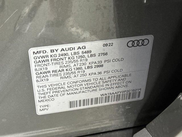 used 2023 Audi Q5 car, priced at $43,998