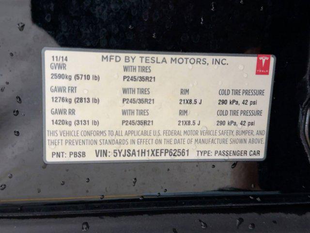 used 2014 Tesla Model S car, priced at $18,999