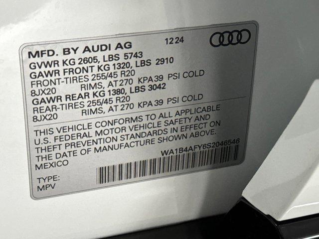 new 2025 Audi SQ5 car, priced at $70,001