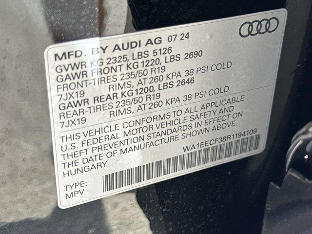 new 2024 Audi Q3 car, priced at $44,771