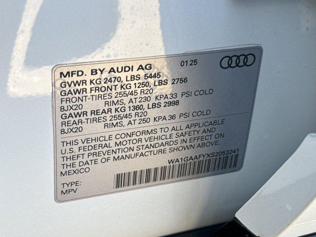 new 2025 Audi Q5 car, priced at $50,011