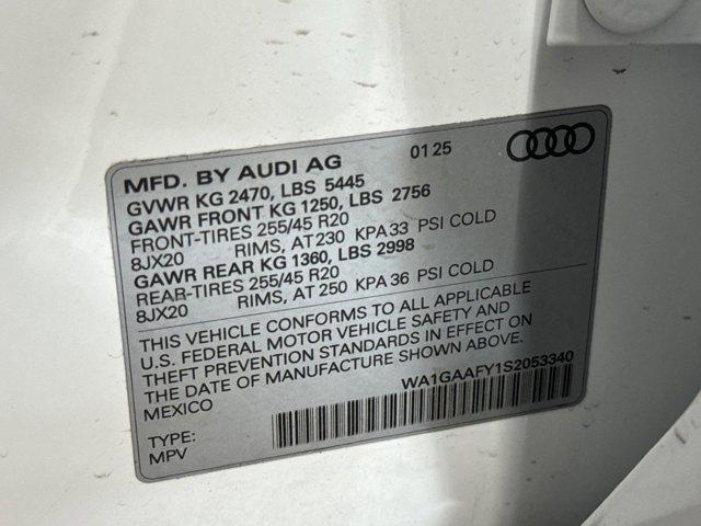 new 2025 Audi Q5 car, priced at $47,351