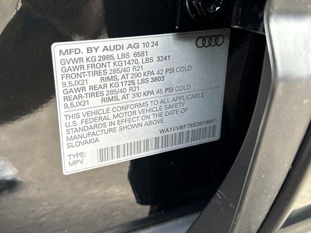 new 2025 Audi Q7 car, priced at $82,211