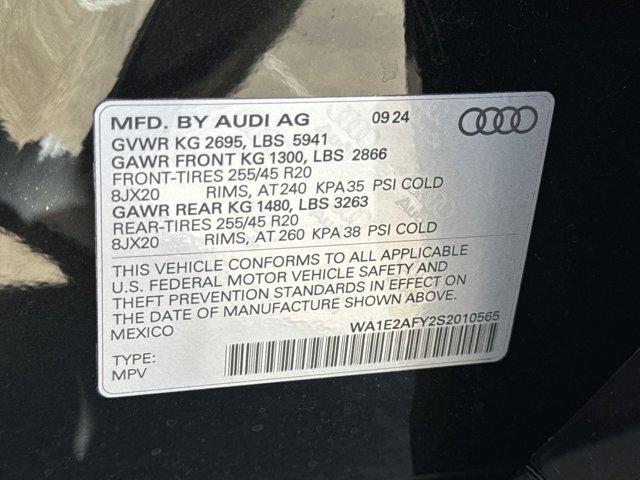 new 2025 Audi Q5 car, priced at $69,500