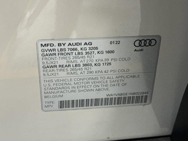 used 2022 Audi e-tron car, priced at $46,999