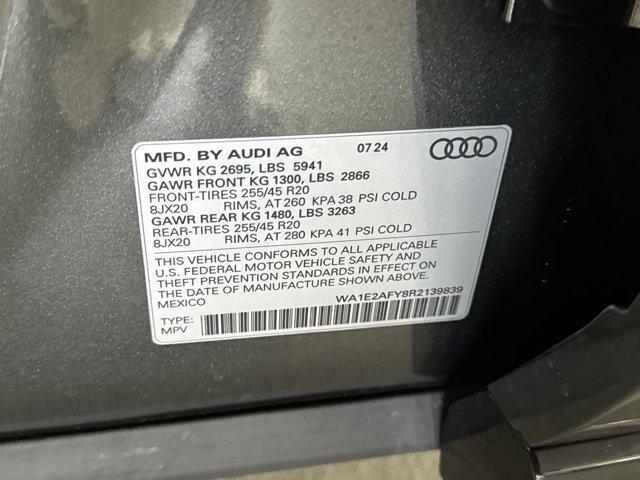 new 2024 Audi Q5 car, priced at $63,911