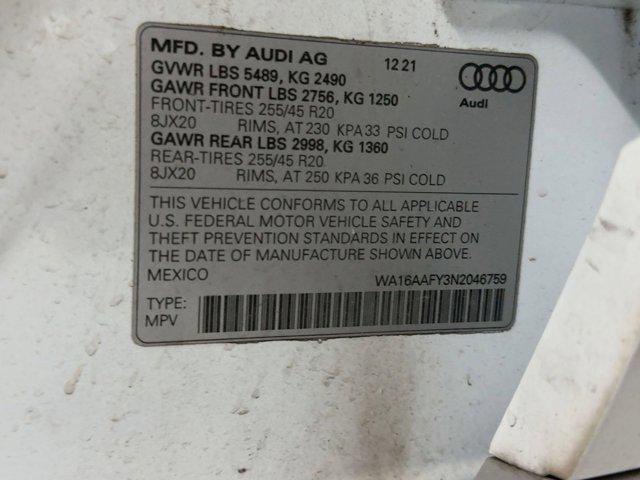 used 2022 Audi Q5 car, priced at $33,999
