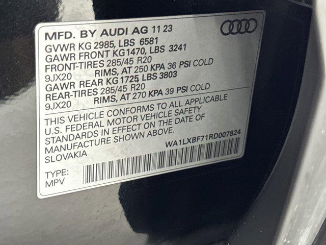 used 2024 Audi Q7 car, priced at $53,998