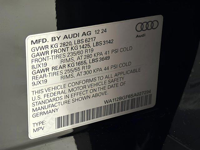 new 2025 Audi Q6 e-tron car, priced at $64,811