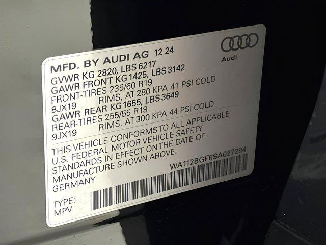new 2025 Audi Q6 e-tron car, priced at $62,762