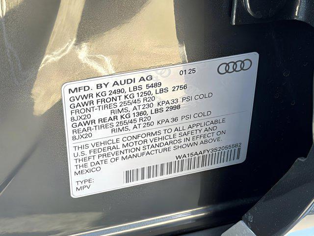 new 2025 Audi Q5 car, priced at $57,941
