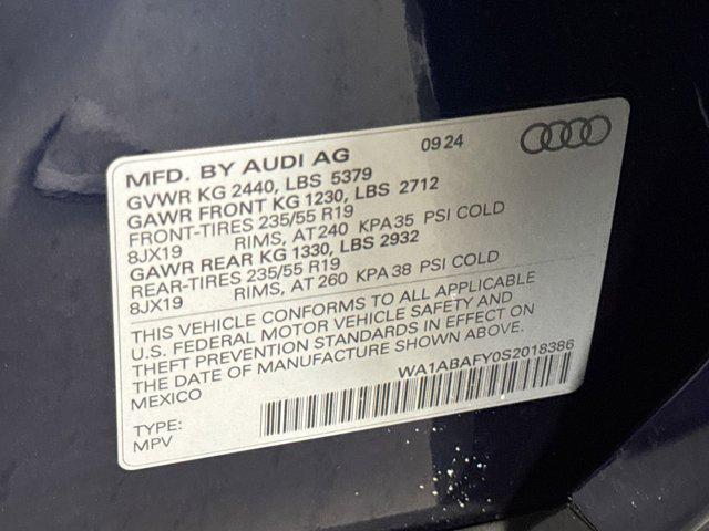 new 2025 Audi Q5 car, priced at $50,135