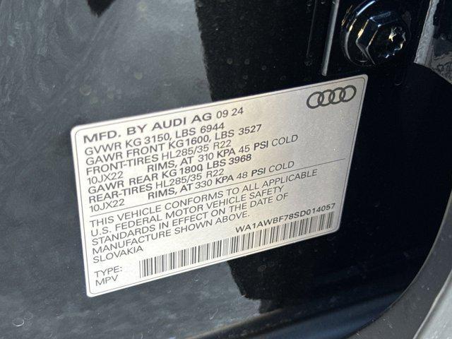 new 2025 Audi SQ7 car, priced at $96,221