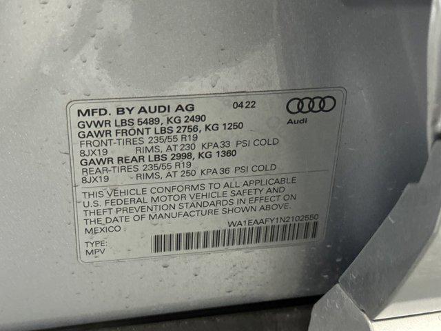 used 2022 Audi Q5 car, priced at $35,998