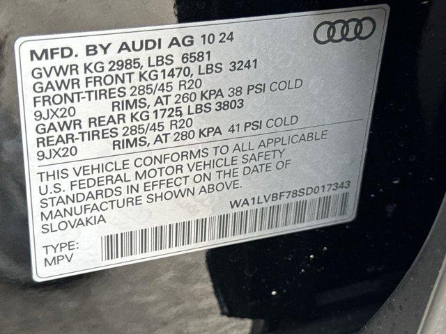 new 2025 Audi Q7 car, priced at $71,731