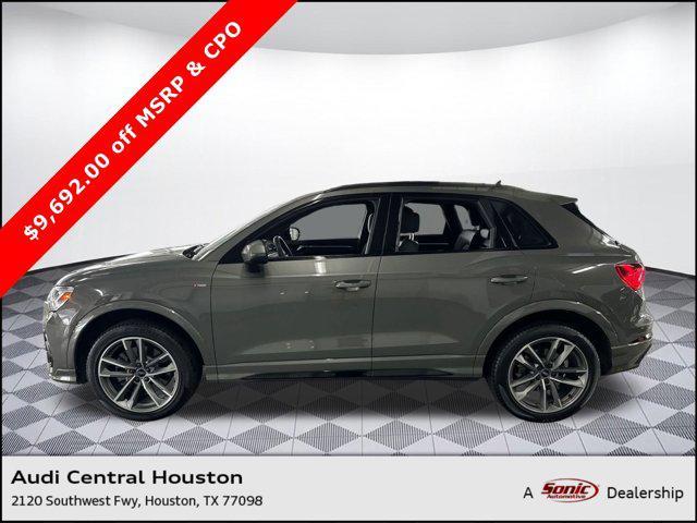 used 2024 Audi Q3 car, priced at $36,998