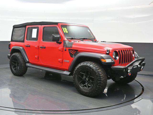 used 2018 Jeep Wrangler Unlimited car, priced at $23,599