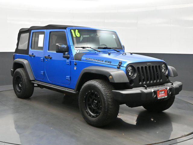 used 2016 Jeep Wrangler Unlimited car, priced at $11,991